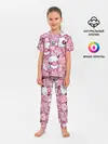 Детская пижама с брюками / Розовое собрание