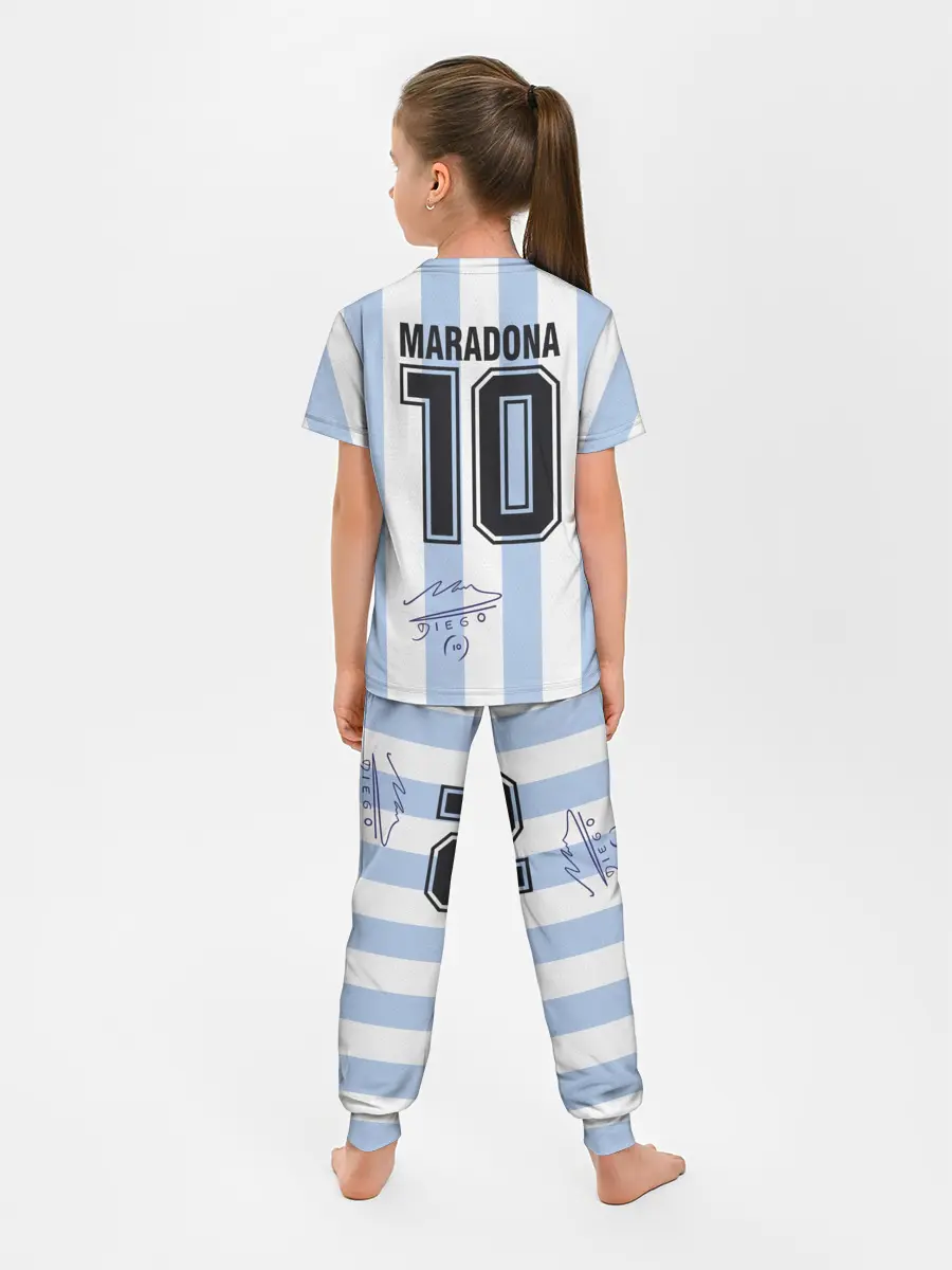 Детская пижама с брюками / Diego Maradona 10