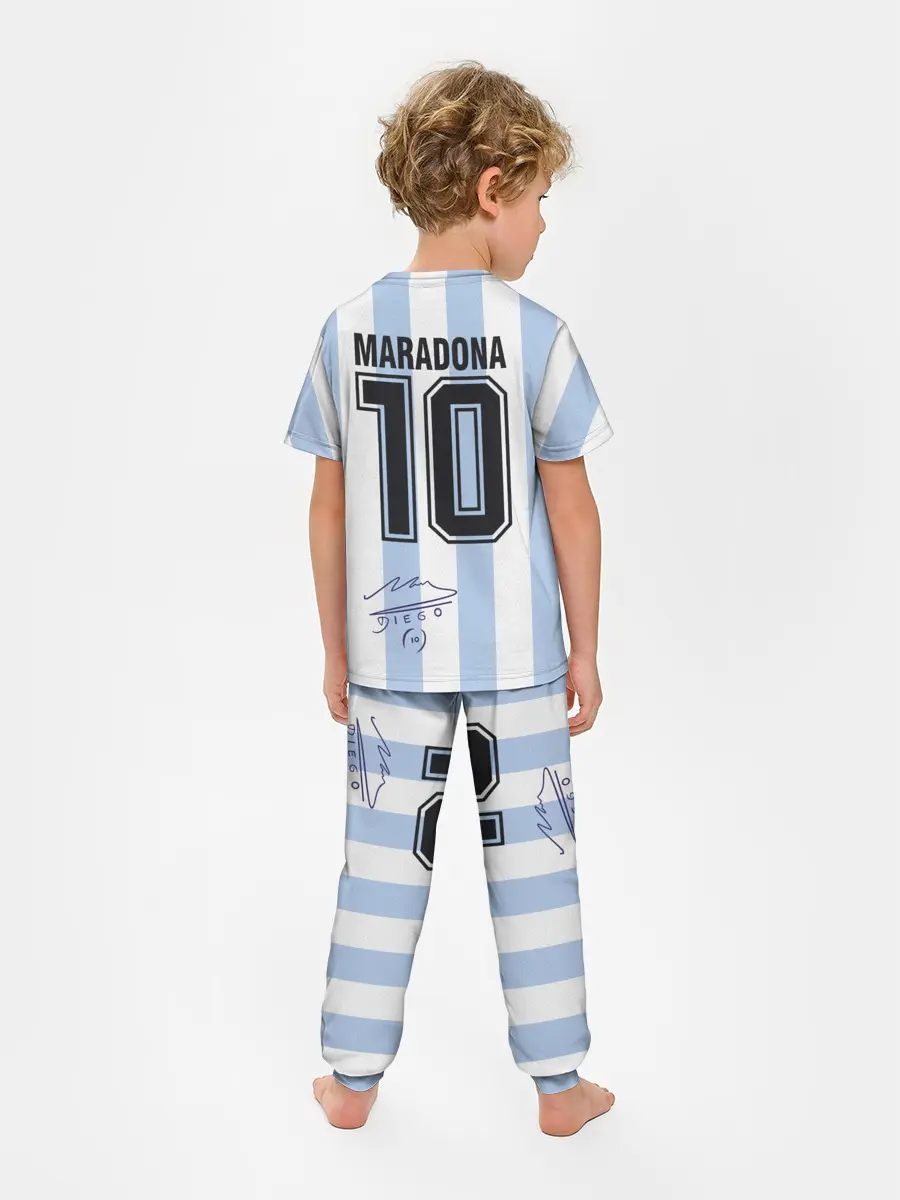 Детская пижама с брюками / Diego Maradona 10