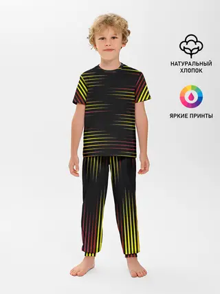 Детская пижама с брюками / HORIZONTAL GEOMETRY
