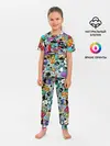Детская пижама с брюками / Стикерпак