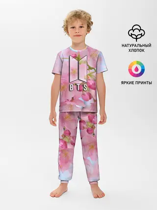 Детская пижама с брюками / BTS