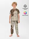 Детская пижама с брюками / Кофейные зёрна