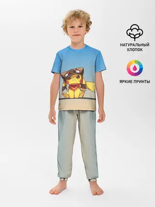 Детская пижама с брюками / Пикачу