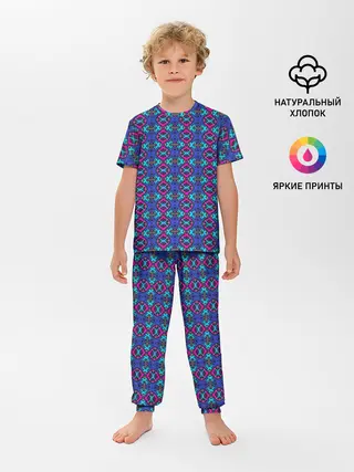 Детская пижама с брюками / Узор