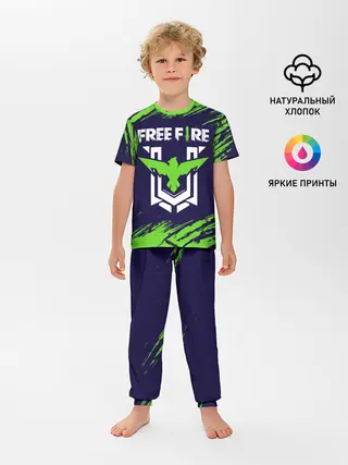 Детская пижама с брюками / FREE FIRE / ФРИ ФАЕР