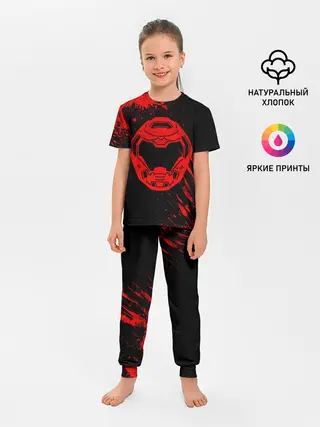 Детская пижама с брюками / DOOM - Шлем