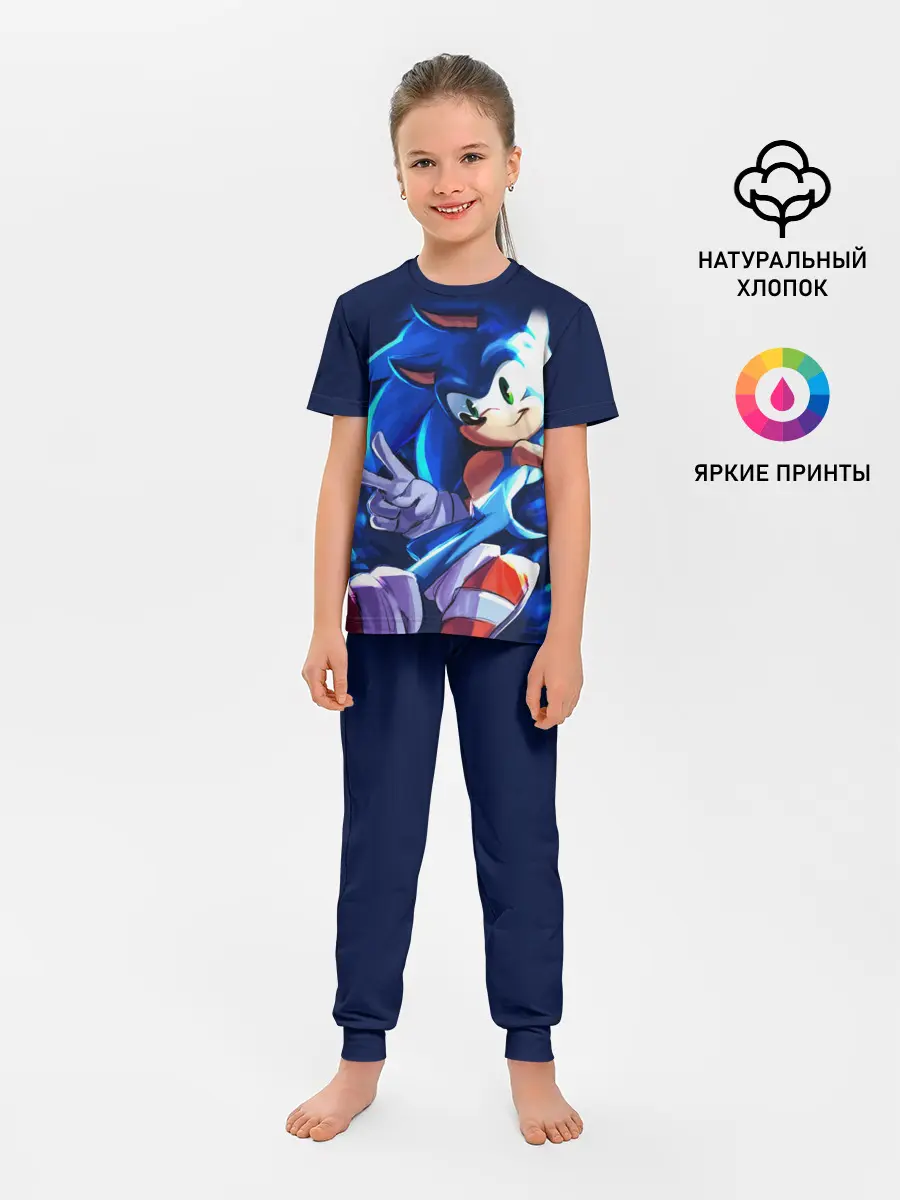 Детская пижама с брюками / Sonic