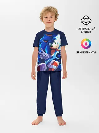 Детская пижама с брюками / Sonic