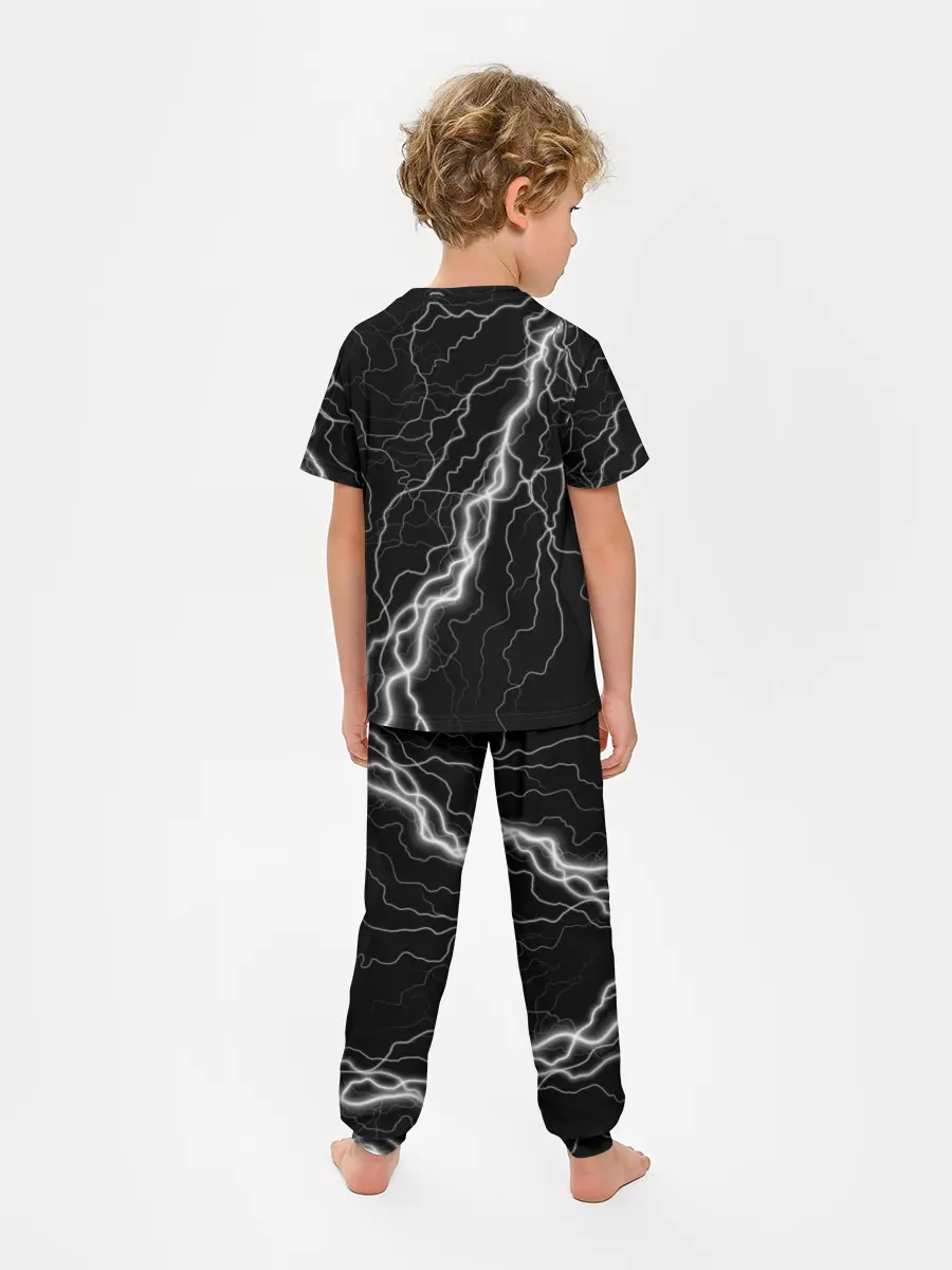 Детская пижама с брюками / КОРОЛЬ И ШУТ - МОЛНИЯ