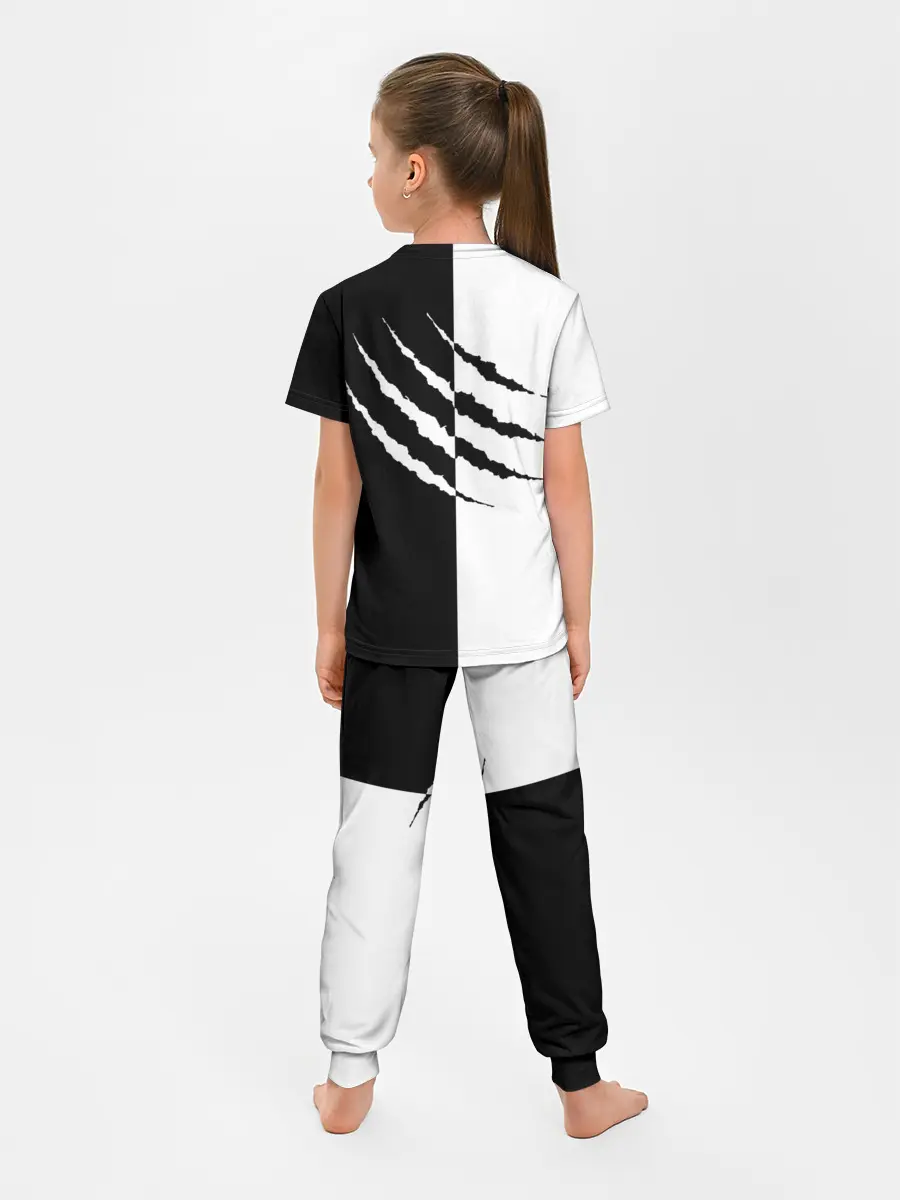 Детская пижама с брюками / След зверя