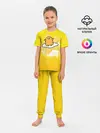 Детская пижама с брюками / желток аниме