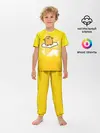 Детская пижама с брюками / желток аниме