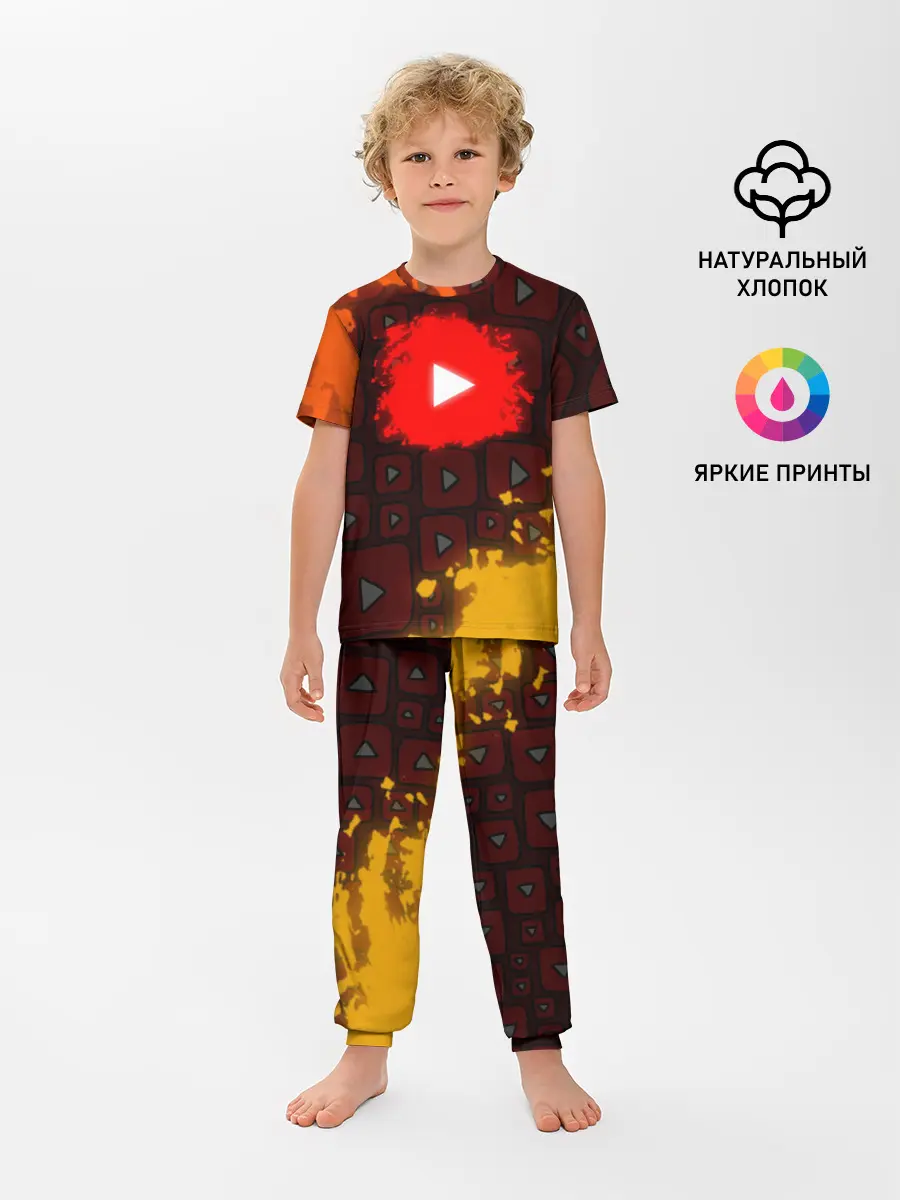 Детская пижама с брюками / YouTube