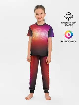 Детская пижама с брюками / Прозрачный Чаризард