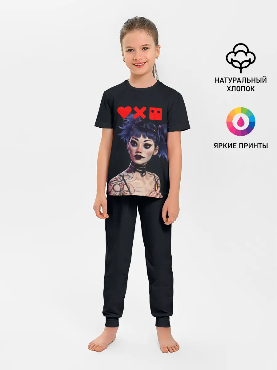 Детская пижама с брюками / Love, Death and Robots | Lora
