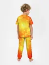 Детская пижама с брюками / ОРАНЖЕВЫЕ СОТЫ