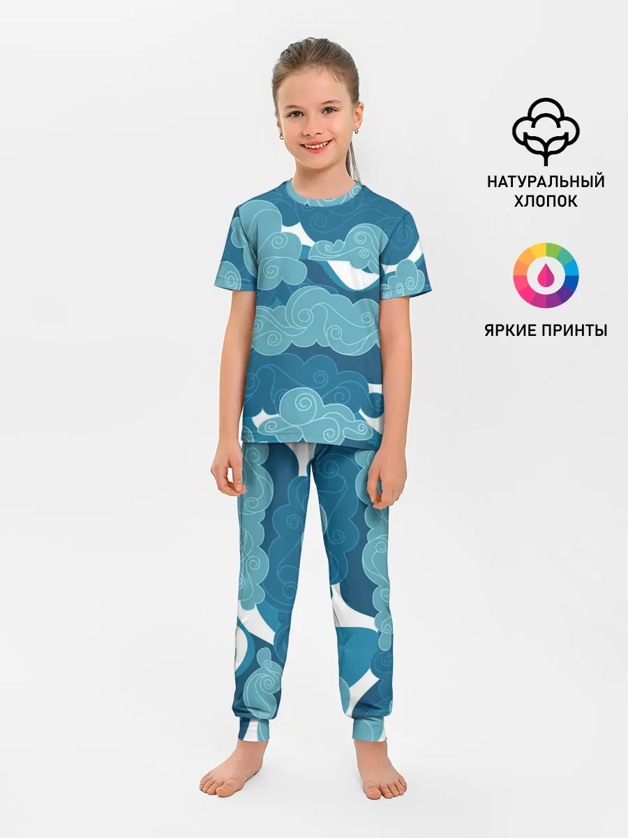 Детская пижама с брюками / Облака Греции