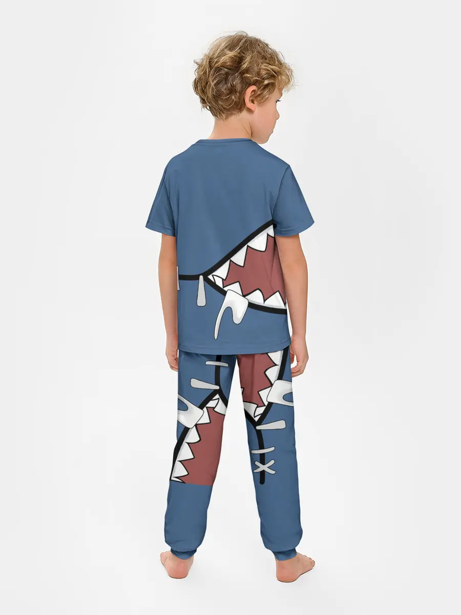 Детская пижама с брюками / Акула gawr gura