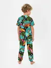 Детская пижама с брюками / Пальмы, волны, серфинг