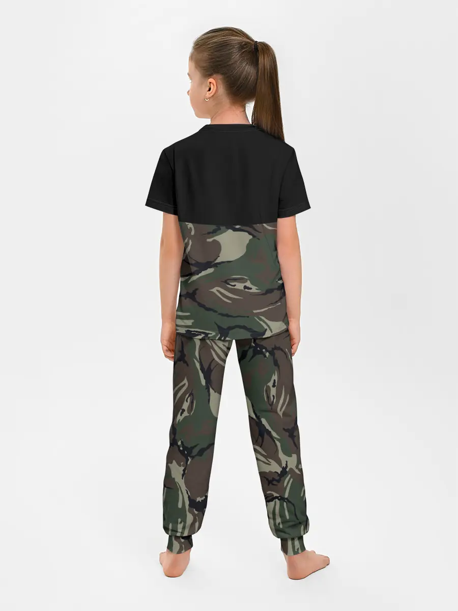 Детская пижама с брюками / Russia камуфляж