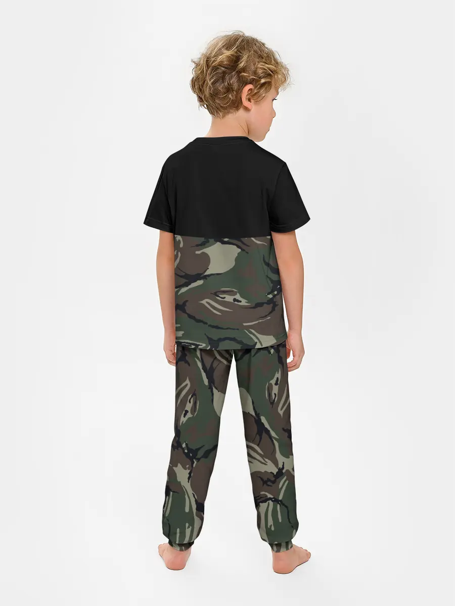 Детская пижама с брюками / Russia камуфляж