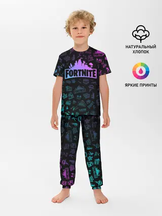 Детская пижама с брюками / FORTNITE