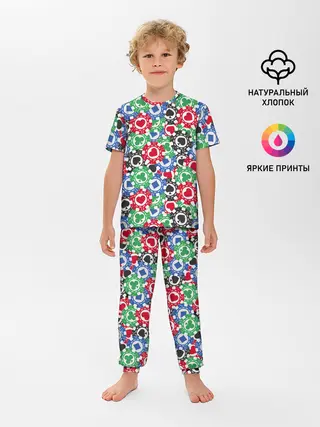 Детская пижама с брюками / Покер