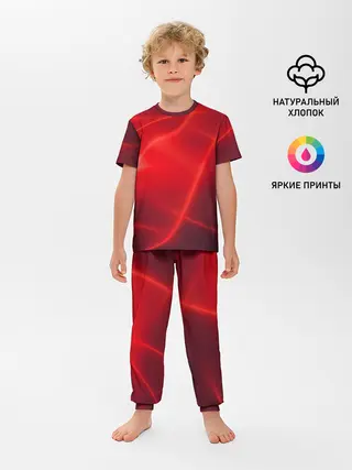 Детская пижама с брюками / Плавные Линии