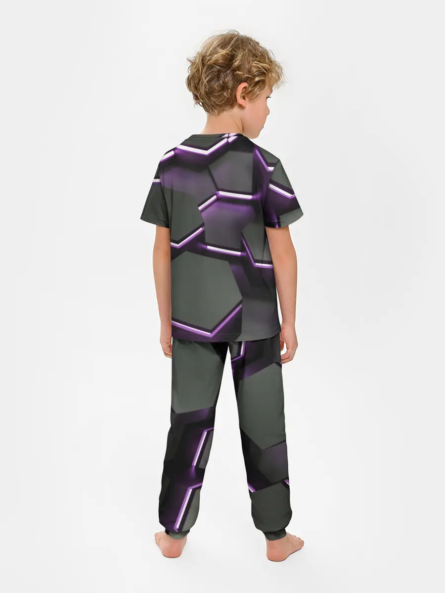 Детская пижама с брюками / Neon light