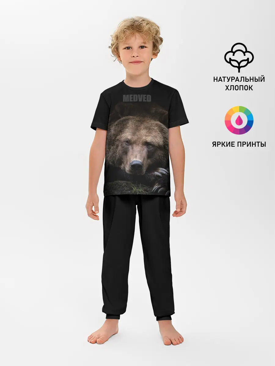 Детская пижама с брюками / Русский MEDVED