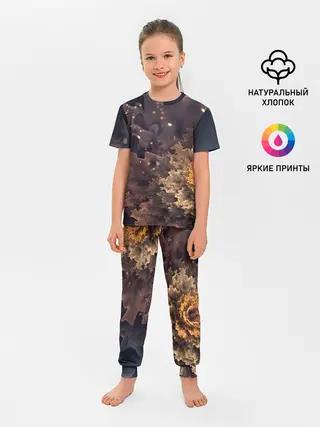 Детская пижама с брюками / КосмиЧеский Цветок