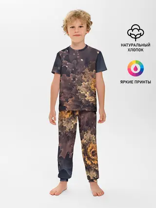 Детская пижама с брюками / КосмиЧеский Цветок