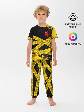 Детская пижама с брюками / AMONG US / Амонг Ас