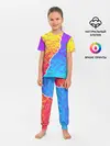Детская пижама с брюками / Цветные переливы