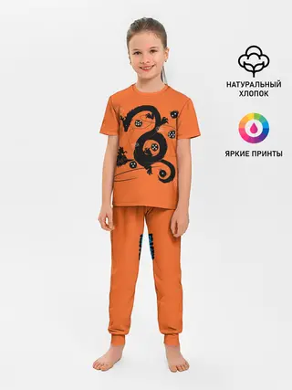 Детская пижама с брюками / Драконьи яйца