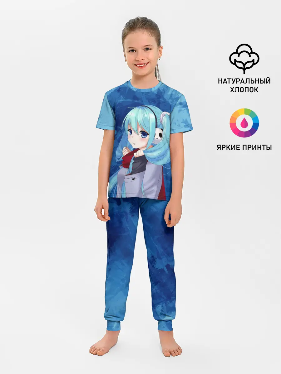 Детская пижама с брюками / Мику Хацунэ