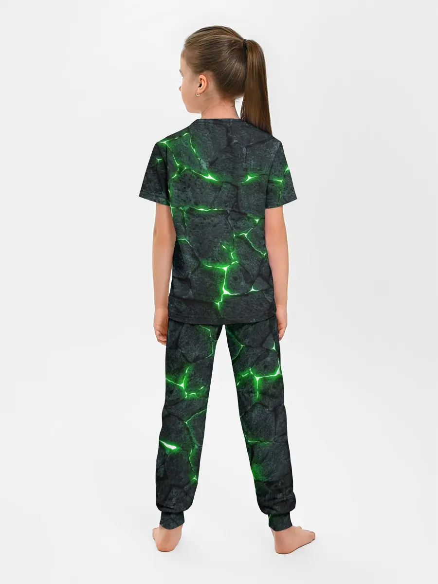 Детская пижама с брюками / ЗЕЛЁНОЕ ИЗЛУЧЕНИЕ