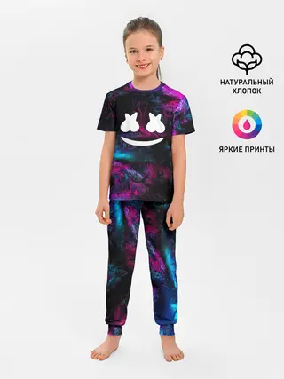 Детская пижама с брюками / Marshmello NEON