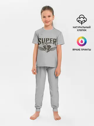 Детская пижама с брюками / Супер движок