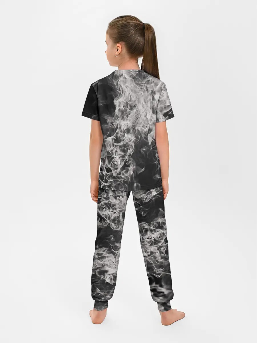Детская пижама с брюками / Fire and Smoke