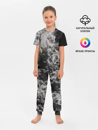Детская пижама с брюками / Fire and Smoke