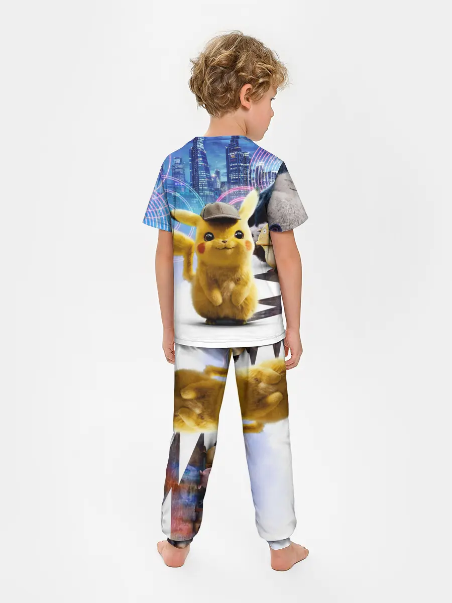Детская пижама с брюками / Детектив Пикачу