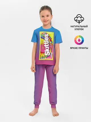 Детская пижама с брюками / Skittles | Желтый