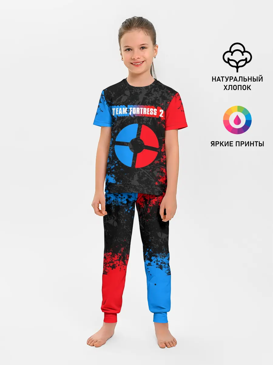Детская пижама с брюками / TEAM FORTRESS 2 RED VS BLUE
