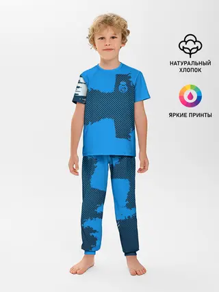 Детская пижама с брюками / REAL MADRID SPORT BLUE