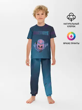 Детская пижама с брюками / Fortnite x Marshmello