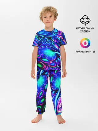 Детская пижама с брюками / PSY NEON