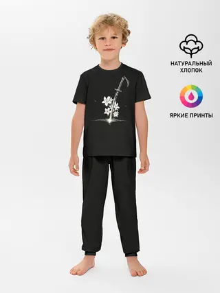 Детская пижама с брюками / Nier - Sword and Flowers