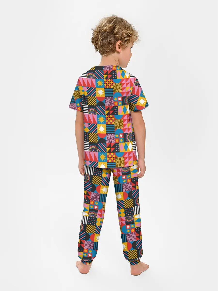 Детская пижама с брюками / Печворк. Мозаика.Настроение